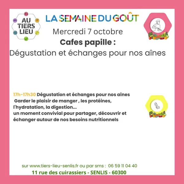 Cafés papille : dégustation et échanges pour nos aînés