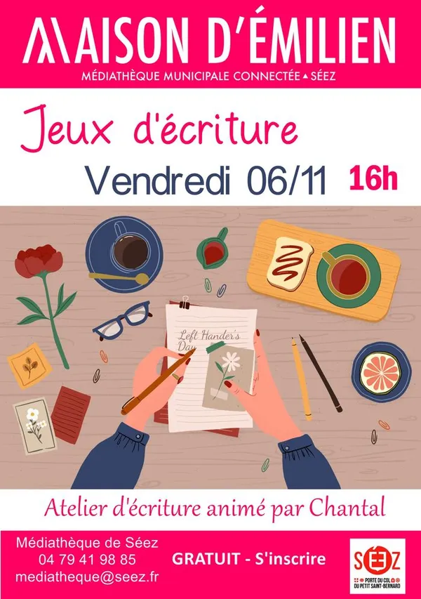 atelier d'écriture