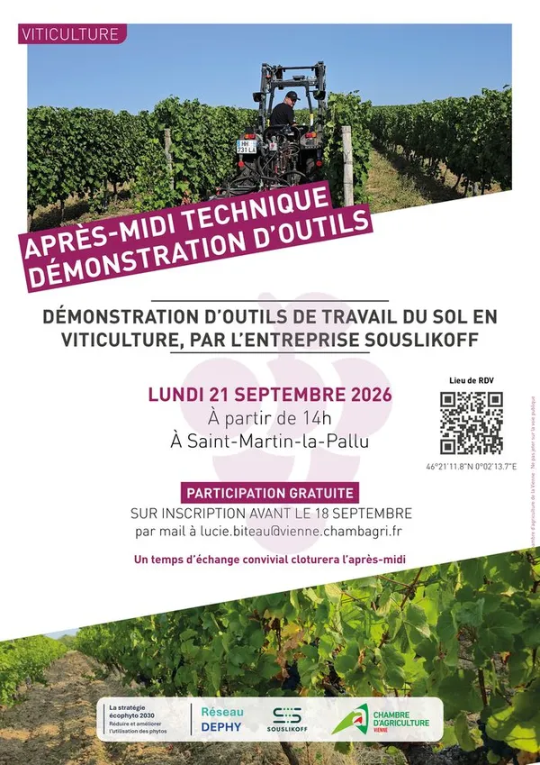 Après-midi technique en viticulture
