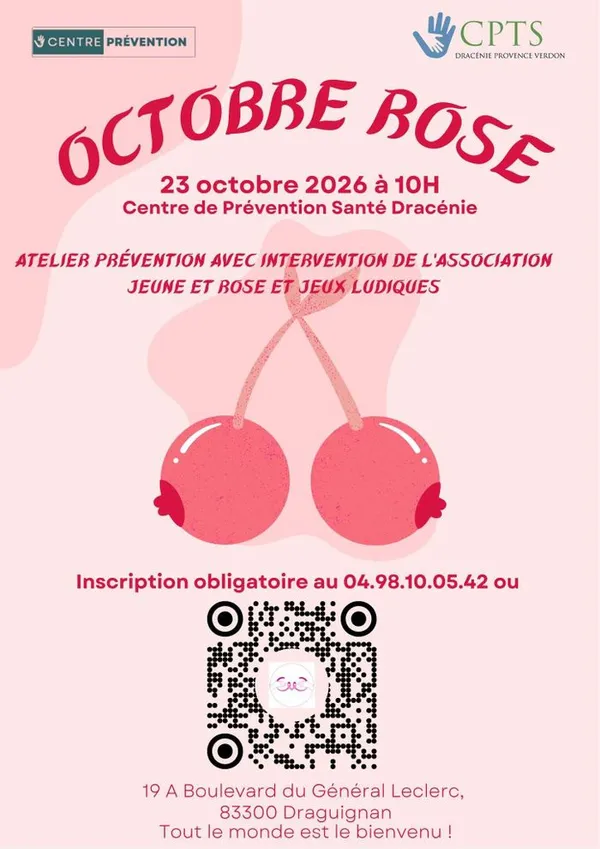 Octobre rose – Atelier de prévention du cancer du sein