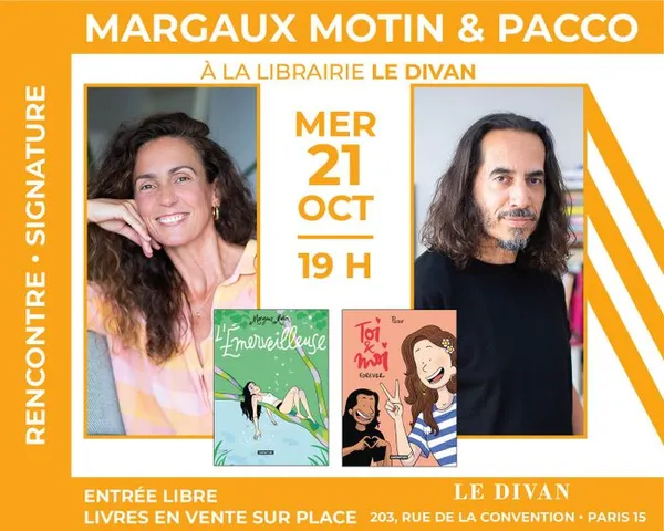 Bande dessinée : Margaux Motin et Pacco dédicacent « L'Émerveilleuse » et « TOI et MOI Forever 2 »