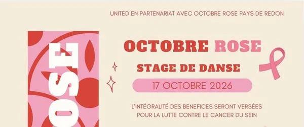 Stage de danse OCTOBRE ROSE redon