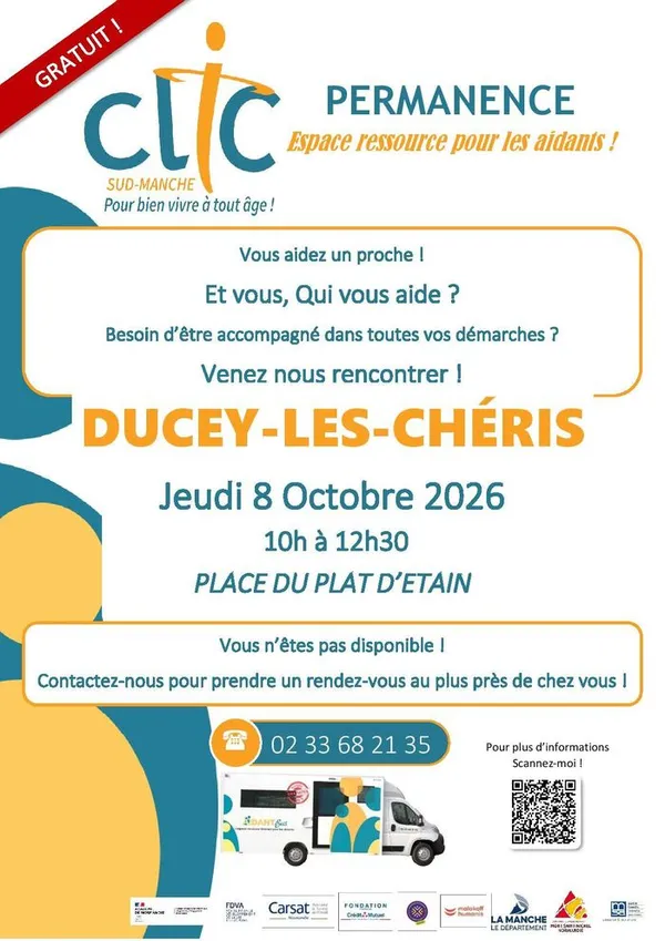 Permanence de l’Espace Ressource pour les Aidants (Aidant Bus)