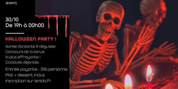 Soirée Halloween – Vendredi 30 octobre 👻🎃 🧟♂️