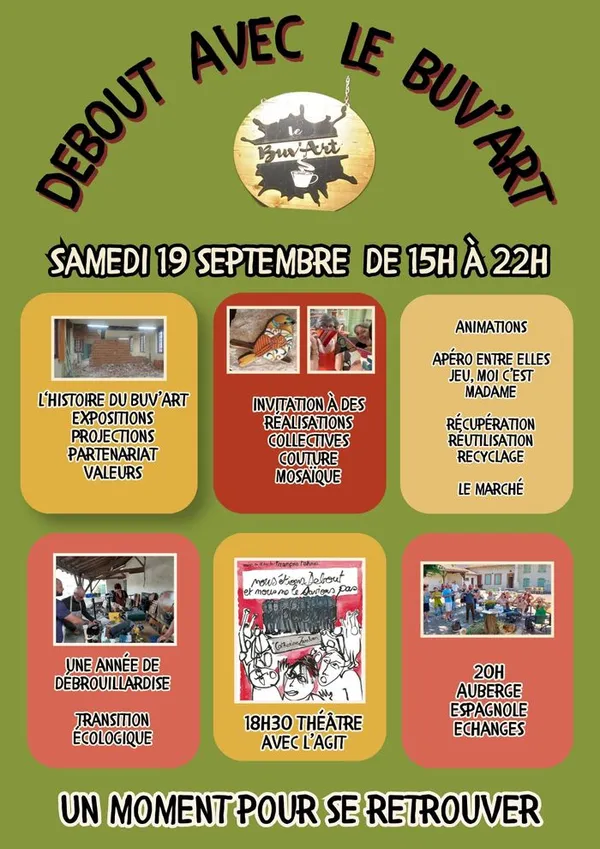 DEBOUT AVEC LE BUV'ART