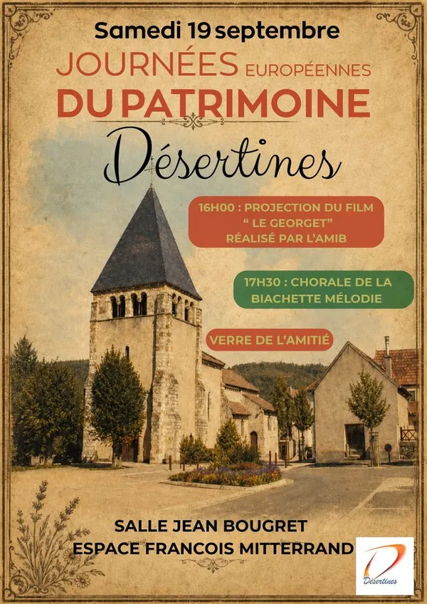 Projection du film "Le Georget" et chorale de la biachette Mélodie