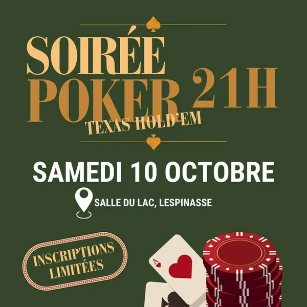 Soirée POKER ! Samedi 10 Octobre