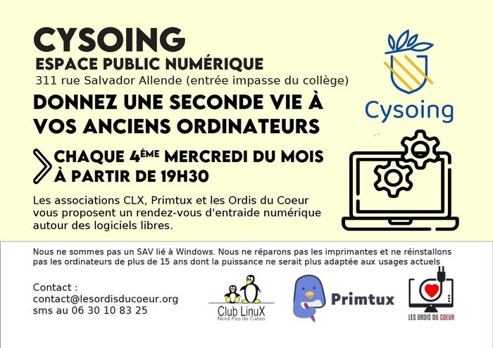 Rendez-vous d'entraide Linux à Cysoing