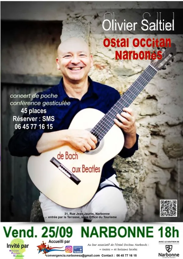 Concert de poche + échange gesticulé avec Olivier Saltiel