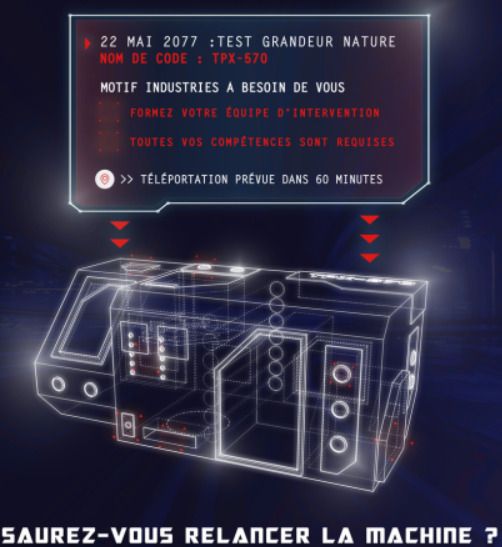 Escape game "Téléportation"