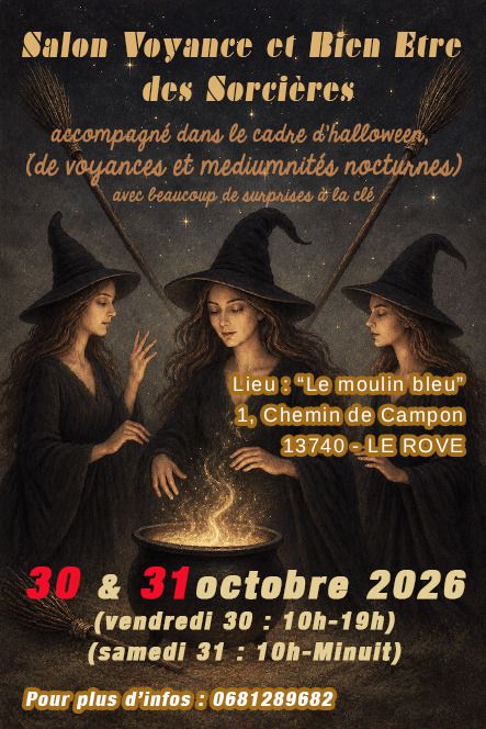 Salon voyance et bien-être des sorcières du Rove