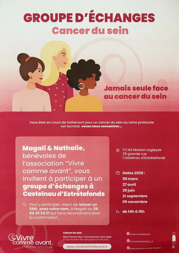 Vivre comme avant, parler du cancer du sein