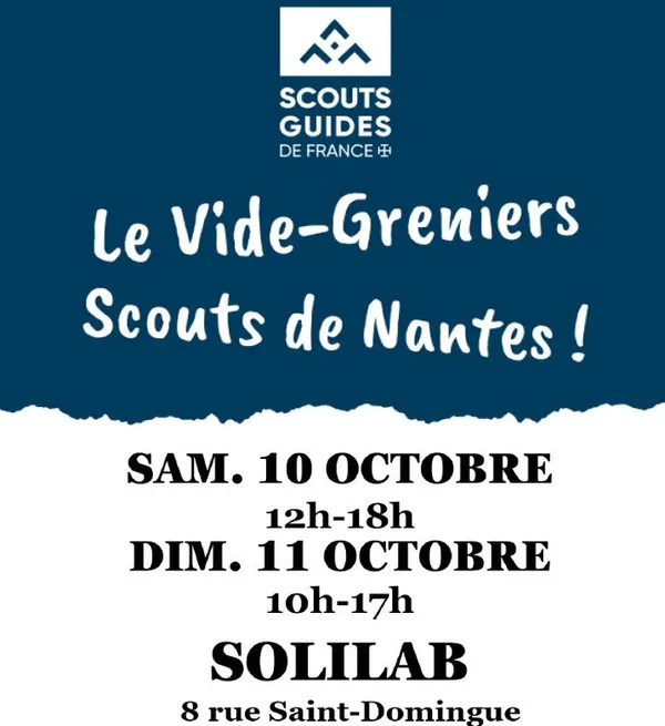 Vide-grenier scouts et guides de France 2026