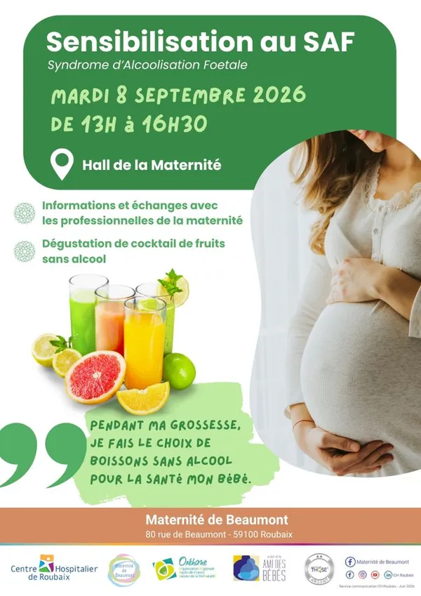 Sensibilisation au syndrome d'alcoolisation foetale