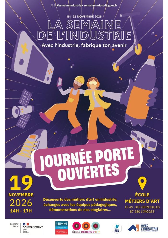 Journée Portes Ouvertes Pôle Formation UIMM - Ecole Métiers d'Art