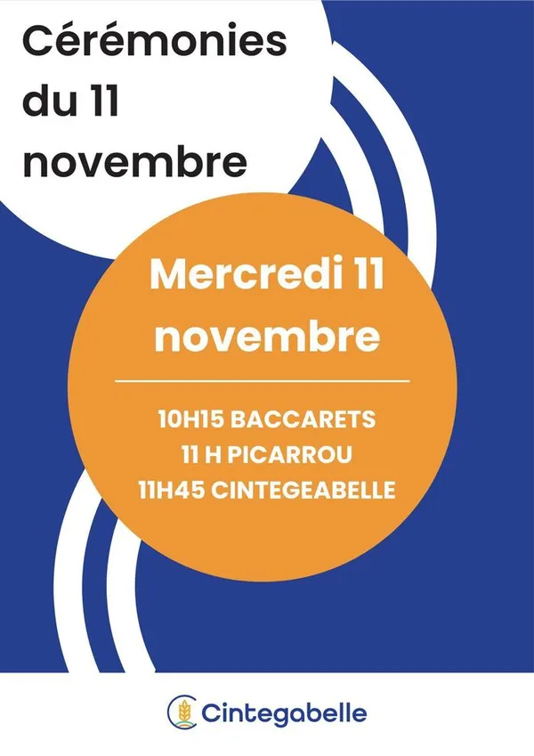 Commémorations du 11 novembre