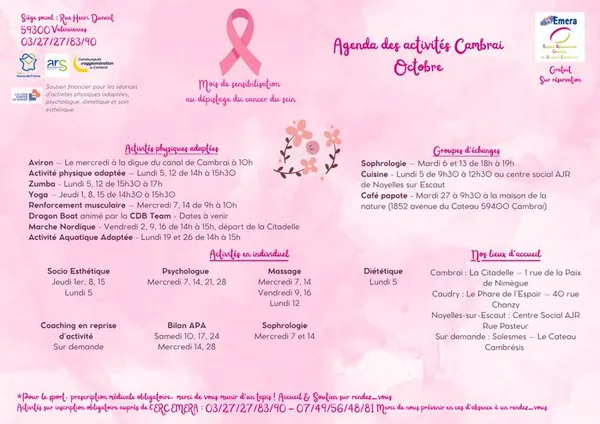 Mois de sensibilisation au dépistage du cancer du sein 🩷🎀