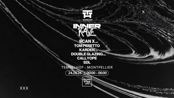 INNER RAVE - 100% TECHNO - TEMPELHOF - DIEZE WAREHOUSE