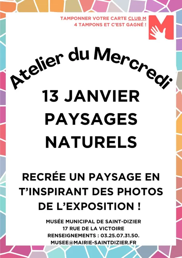 Atelier du Mercredi : paysages naturels