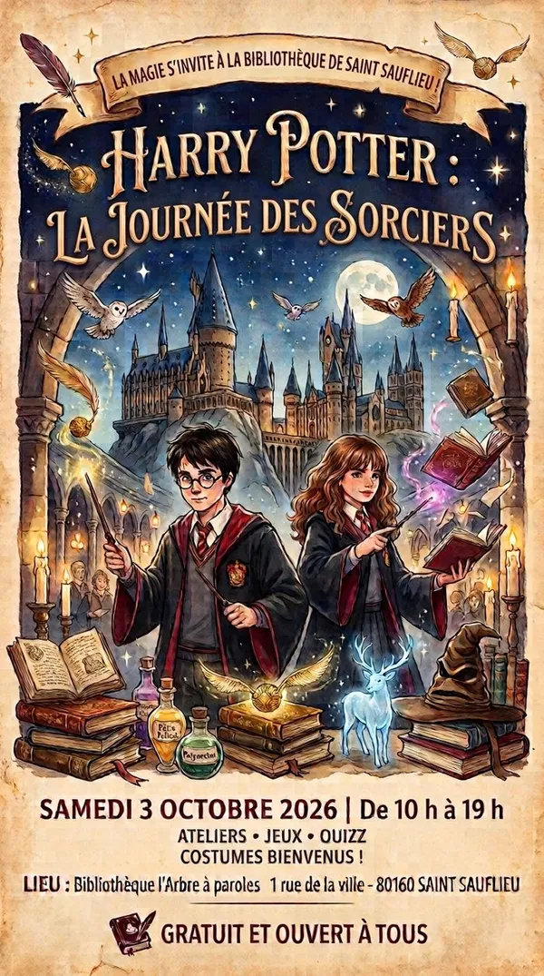 La journée des sorciers sur le thème Harry Potter