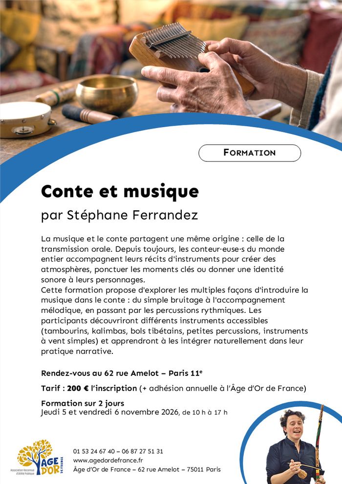 Conte & Musique Stage de deux jours