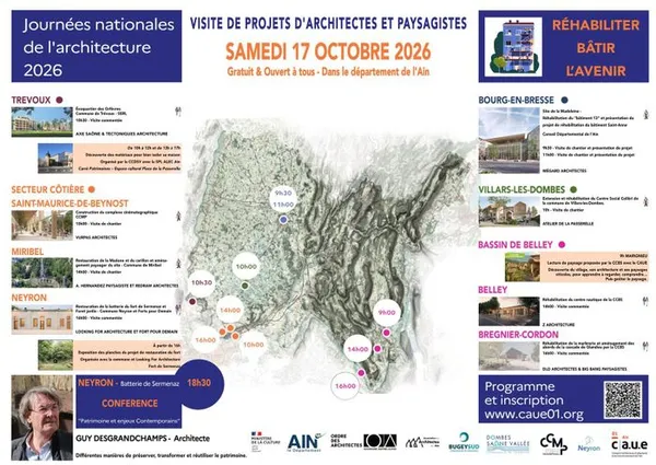 Visite de Projets d'Architectes et paysagistes