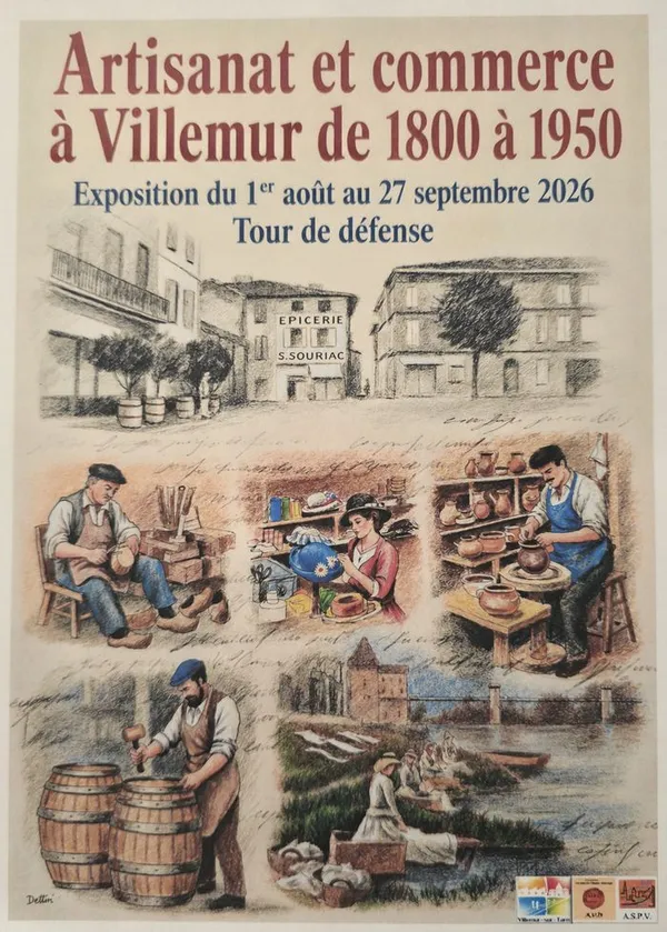 Exposition : "Artisanat et commerce à Villemur de 1800 à 1950"