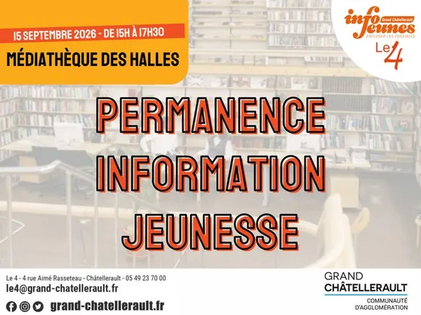 Permanences Info Jeunesse à la Médiathèque des Halles