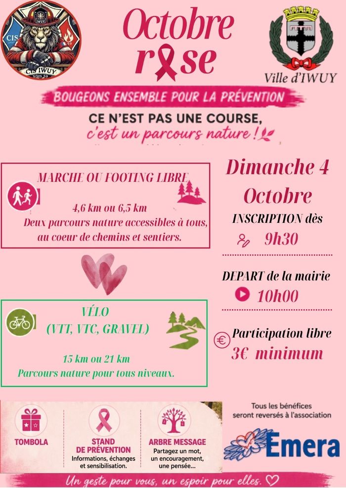 Marche, footing et vélo 🎀🎗️