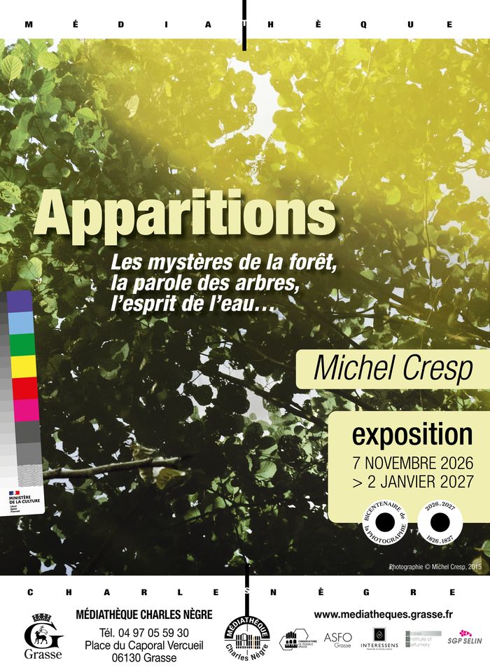 Exposition Apparitions : les mystères de la forêt, la parole des arbres, l’esprit de l’eau… - Michel CRESP