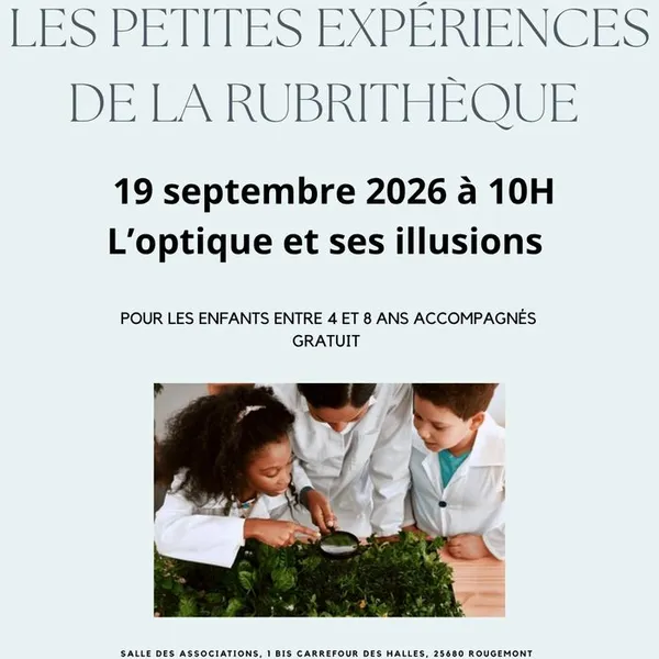 Les petites expériences scientifques