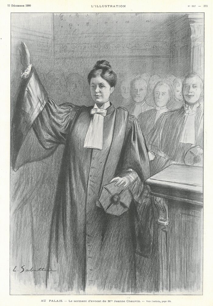 Jeanne Chauvin, pionnière des avocates