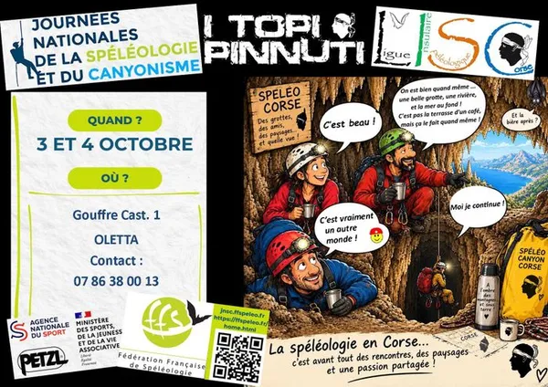 Journée Nationale de la Spéléologie et du Canyon - Octobre 2026