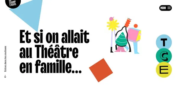 Balade familiale à vélo vers le Théâtre du Champ Exquis