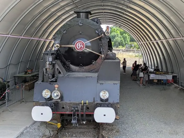 Visite guidée du chantier de restauration de la locomotive à vapeur 241P9