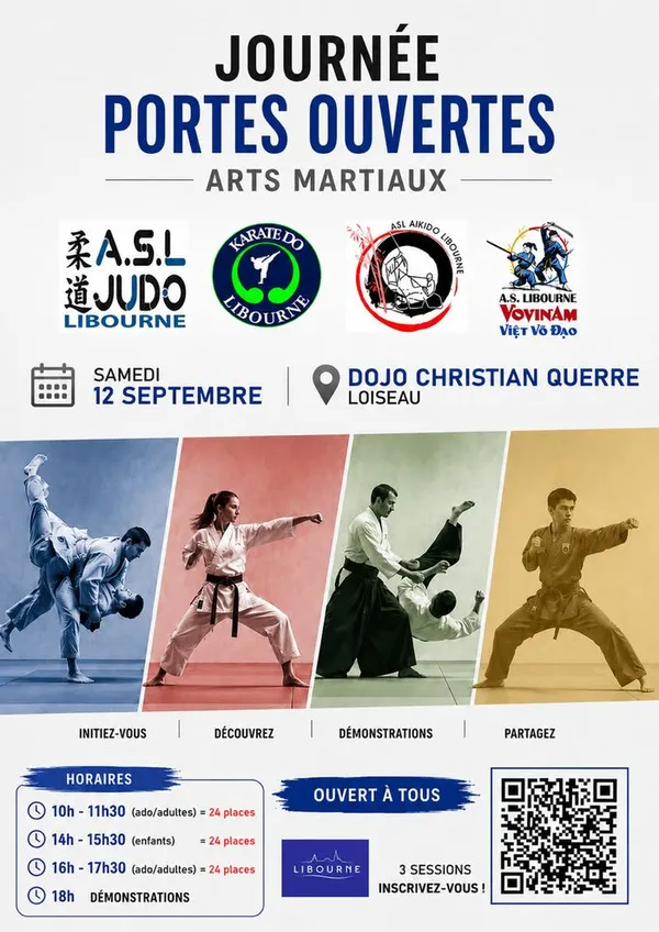 Journée portes ouvertes arts martiaux
