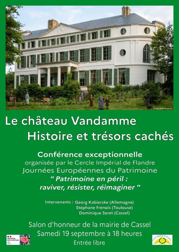 Conférence "Le château Vandamme, Histoire et trésors cachés"
