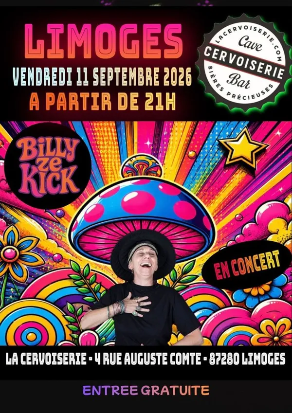 Concert évènement Billy the kick