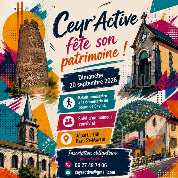Visite guidée du bourg de Ceyrat