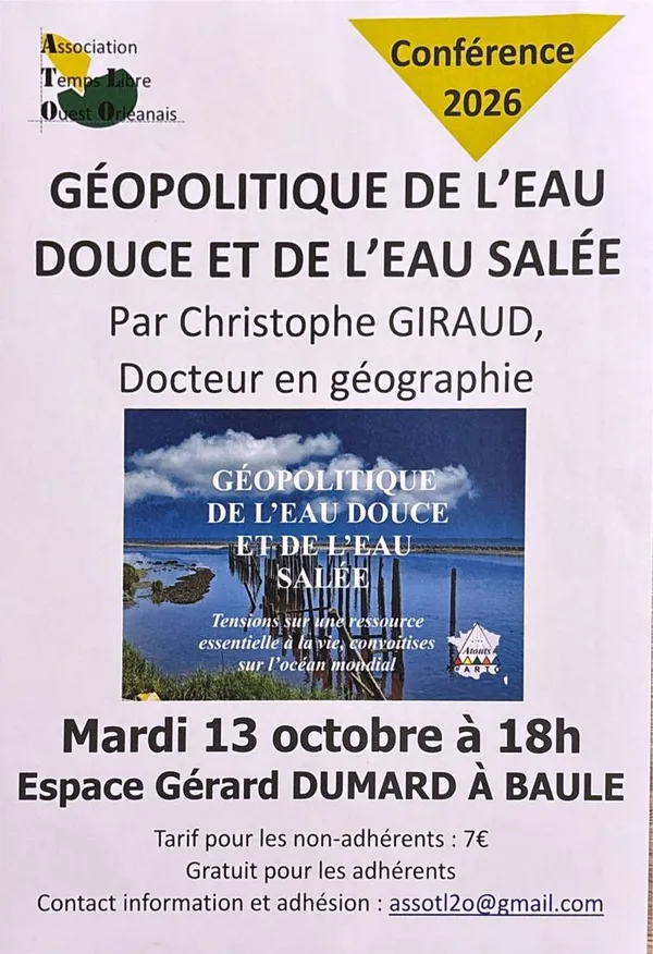 Géopolitique de l'eau douce et de l'eau salée