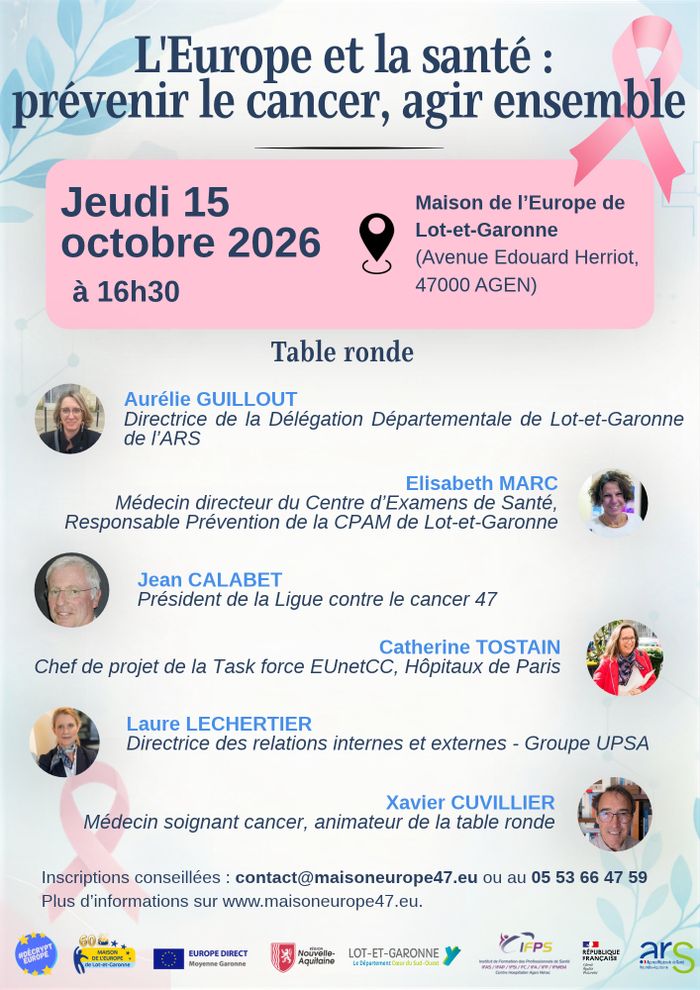 L'Europe et la santé : prévenir le cancer, agir ensemble