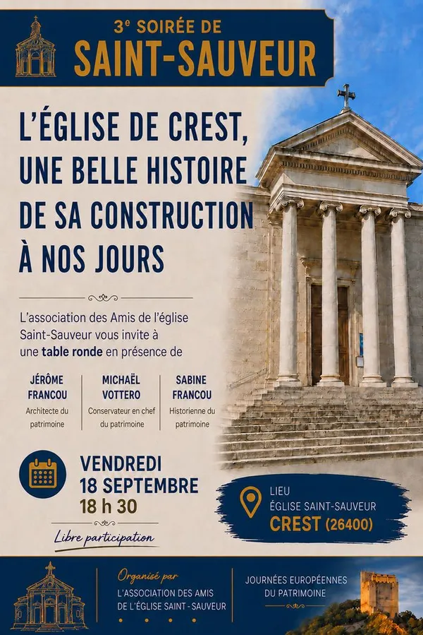 Table ronde sur l’histoire de l’église de Crest