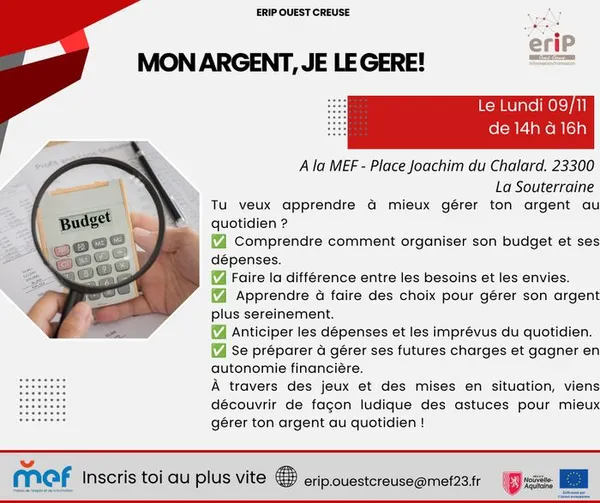 Mon argent, je le gère!