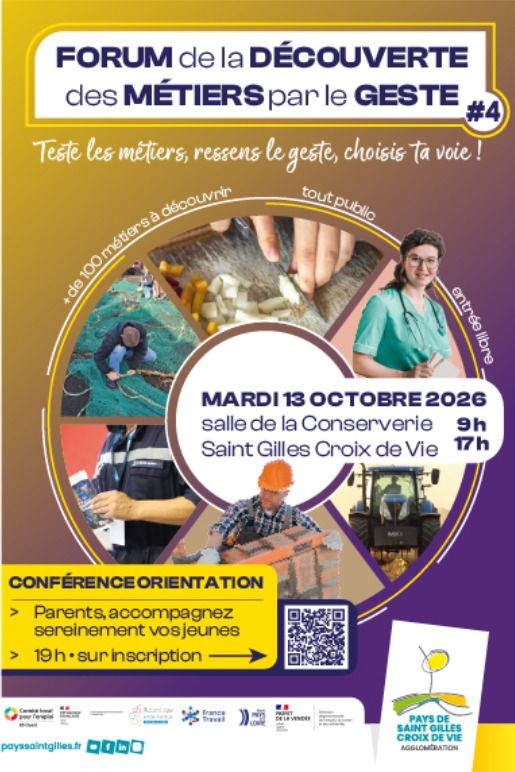 Conférence Orientation "Parents, accompagnez sereinement vos jeunes" à Saint Gilles Croix de Vie
