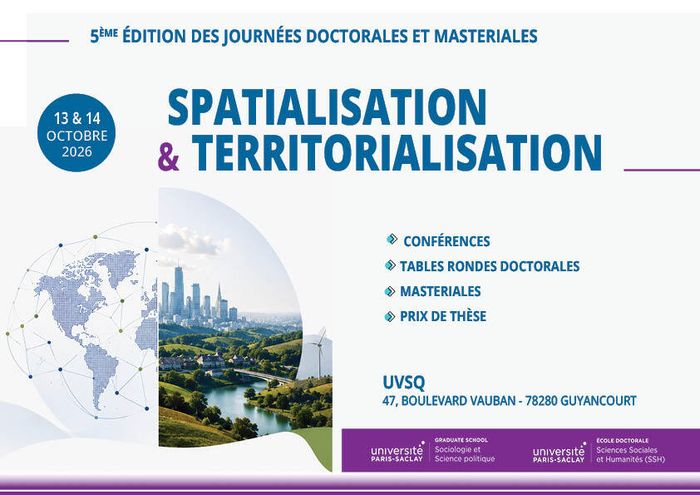 5ème édition des Journées doctorales et Masteriales de la Graduate School Sociologie et Science politique