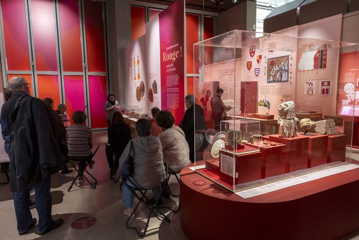 Dernière visite de l'exposition "Rouge ! Archéologie d'une couleur"