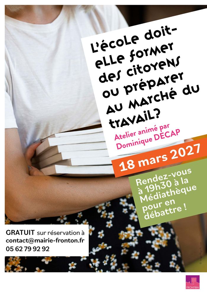 Atelier Philo | L'école doit-elle former des citoyens ou préparer au marché du travail ?