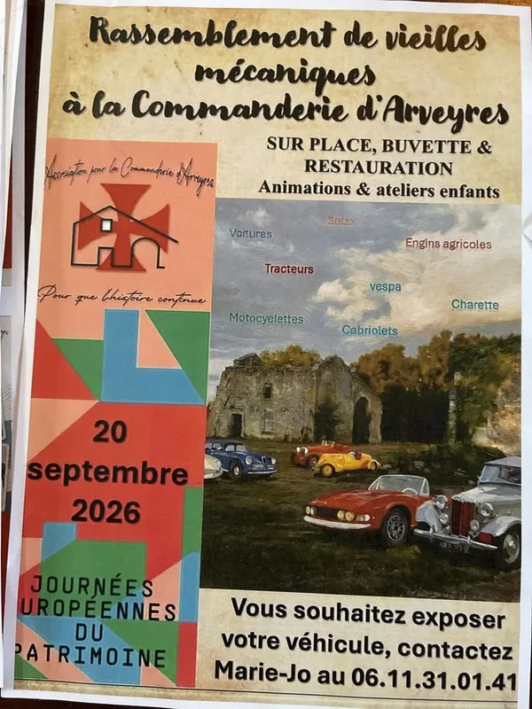 Exposition des vieilles mécaniques