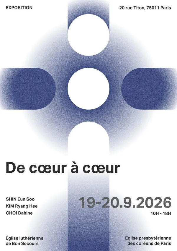 Exposition d'oeuvres d'artistes coréens