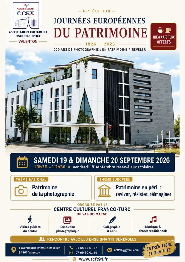 À la découverte du patrimoine culturel franco turc – CCFT 94